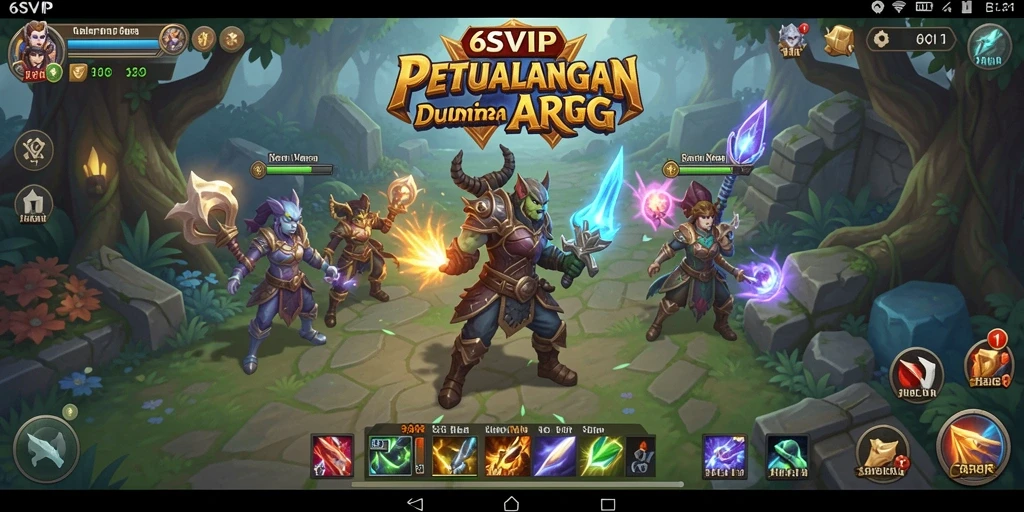 Tangkapan layar utama <strong>6SVIP</strong> dengan aksi pertempuran yang mendebarkan.