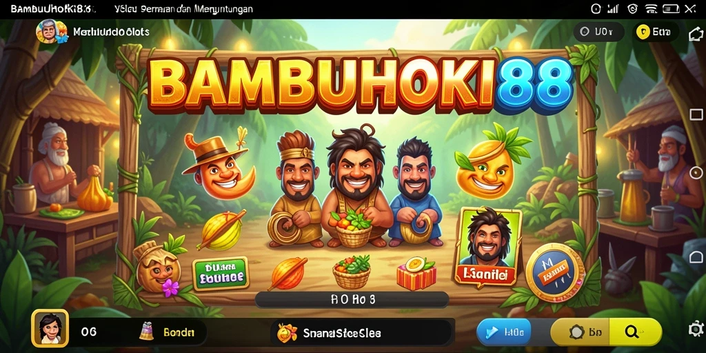 Tampilan menarik dari gameplay Slot BAMBUHOKI88 yang seru.