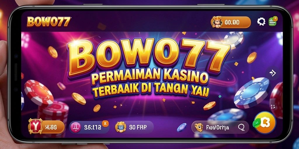 Tangkapan layar utama <strong>BOWO77</strong> menampilkan aksi permainan kasino yang seru dan menggembirakan.