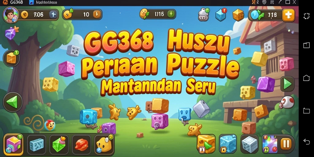 Tampilan gameplay <strong>GG368</strong> yang seru dan menantang dalam permainan puzzle.