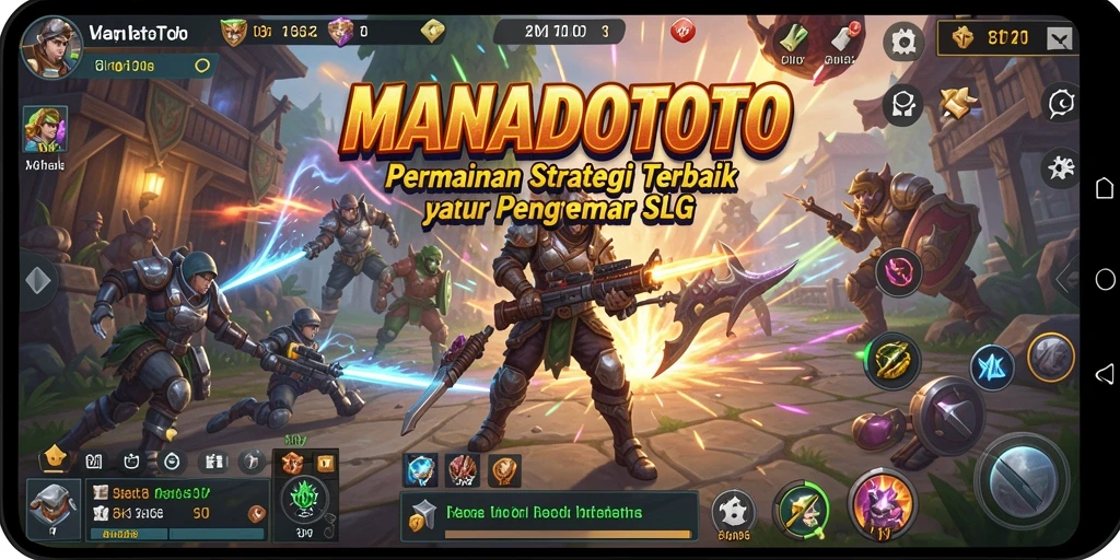 Tampilan gameplay menarik di MANADOTOTO dengan elemen strategi.
