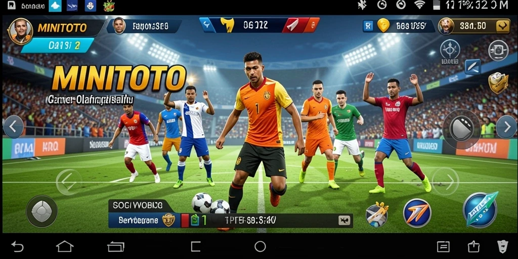 Tangkapan layar menampilkan aksi menarik gameplay olahraga dalam MINITOTO.