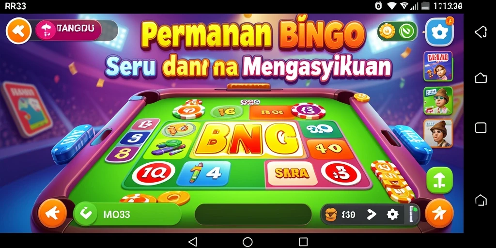 Tampilan screenshot gameplay RR33 yang menarik dan penuh aksi Bingo.