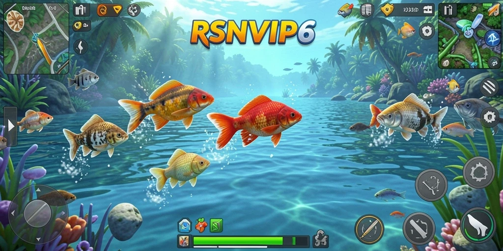 Gameplay memancing seru di RSNVIP6 dengan grafis yang menawan.