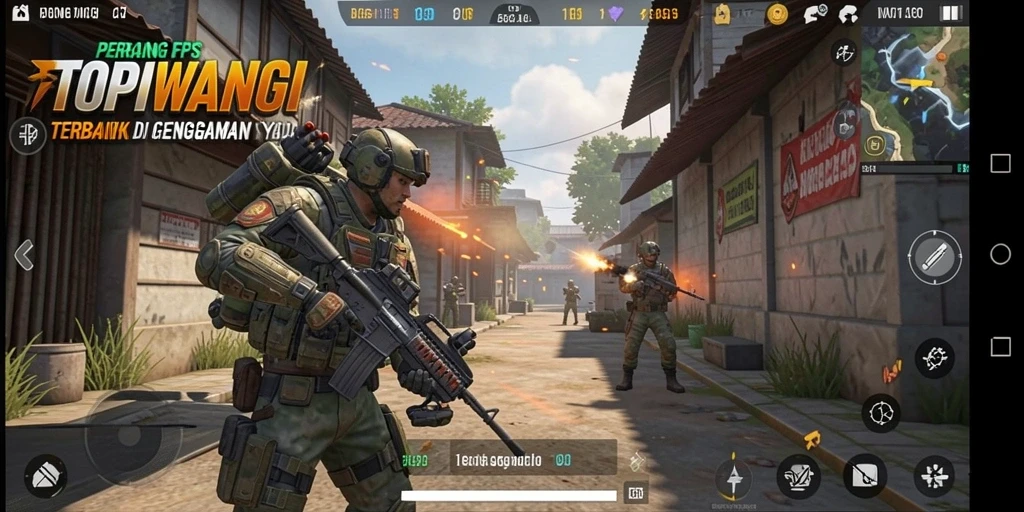 Tangkapan layar dari gameplay seru TOPIWANGI.