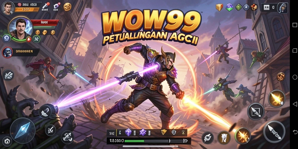 Tampilan utama gameplay WOW99 yang menampilkan aksi seru!