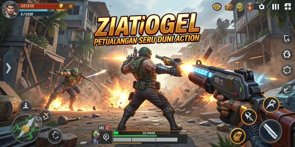 Tampilan dinamis dari pertempuran seru di ZIATOGEL.